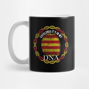 Catalan Flag  Catalonia Its In My DNA Senyera Flag - Gift for Catalan From Catolonia Mug